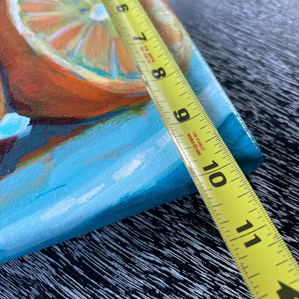 Cheerful petite‎ original painting of oranges - Picture 5 of 5